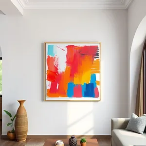 art deco living room mockup example 4
